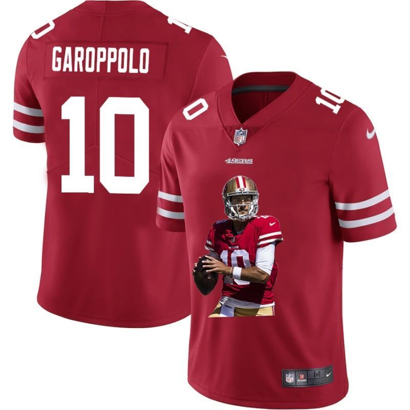 San Francisco 49ers Jimmy Garoppolo #10 Nfl 2020 Red Jersey