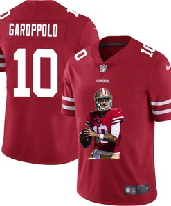 San Francisco 49ers Jimmy Garoppolo #10 Nfl 2020 Red Jersey