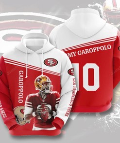 San Francisco 49ers Jimmy Garoppolo 3D Hoodie Zip Hoodie