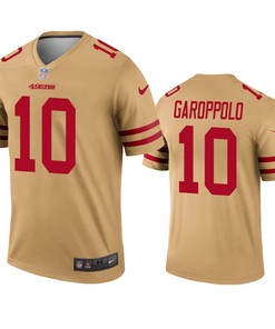 San Francisco 49ers Jimmy Garoppolo Gold Inverted Legend Jersey