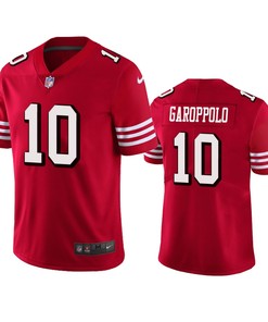San Francisco 49ers Jimmy Garoppolo Red Vapor Untouchable Limited Jersey