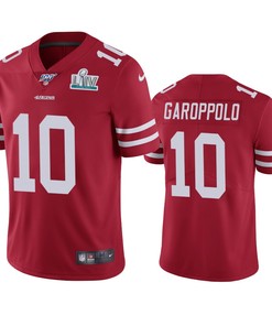 San Francisco 49ers Jimmy Garoppolo Scarlet Super Bowl Liv Vapor Limited Jersey