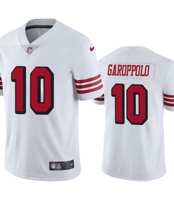 San Francisco 49ers Jimmy Garoppolo White Nike Color Rush Limited Jersey