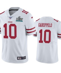 San Francisco 49ers Jimmy Garoppolo White Super Bowl Liv Vapor Limited Jersey