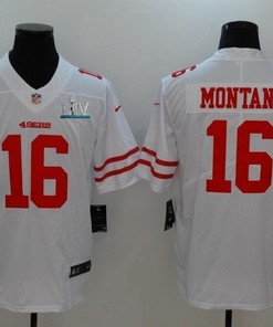 San Francisco 49ers Joe Montana #16 2020 Nfl White Jersey Jersey