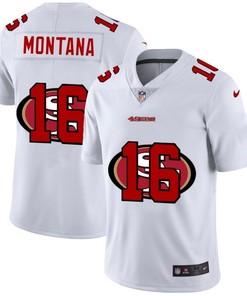 San Francisco 49ers Joe Montana #16 Nfl 2020 White Jersey