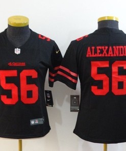 San Francisco 49ers Kwon Alexander #56 Nfl 2020 Black Womens Jersey