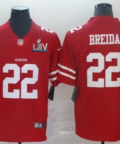 San Francisco 49ers Matt Breida #22 2020 Nfl Red Jersey Jersey