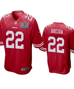 San Francisco 49ers Matt Breida Scarlet Super Bowl Liv Game Jersey