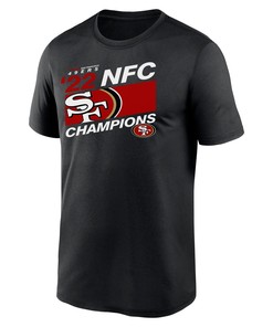 San Francisco 49ers NFC Champions Iconic Black Men T-Shirt