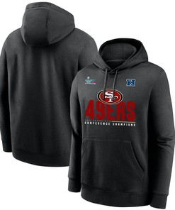 San Francisco 49ers NFC Conference Champions Black Pullover Hoodie