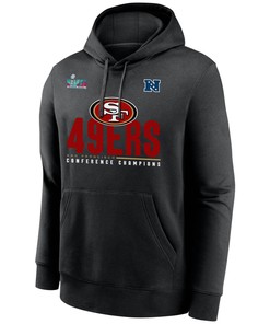 San Francisco 49ers NFC Conference Champions Black Pullover Hoodie