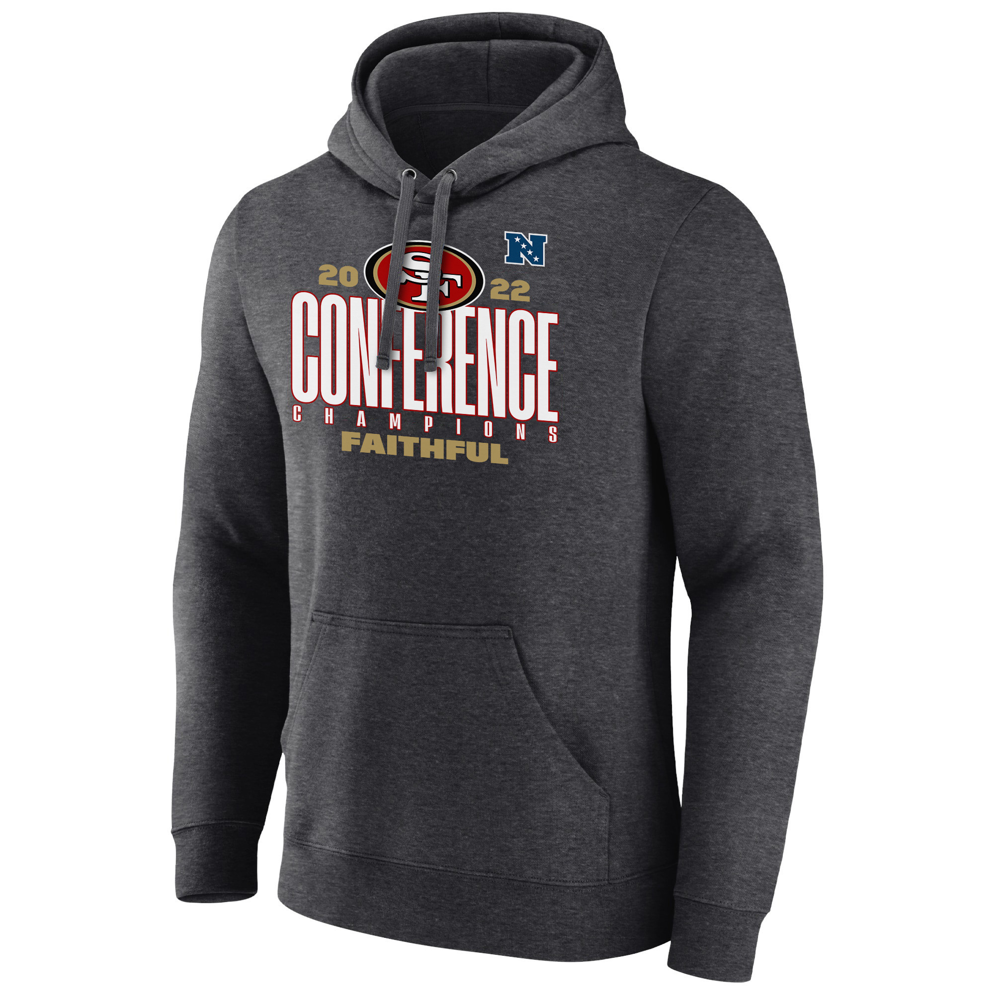 San Francisco 49ers NFC Conference Champions Faithful Black Pullover Hoodie