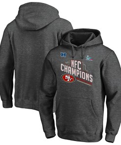 San Francisco 49ers NFC Conference Champions Grey Pullover Hoodie