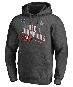 San Francisco 49ers NFC Conference Champions Grey Pullover Hoodie