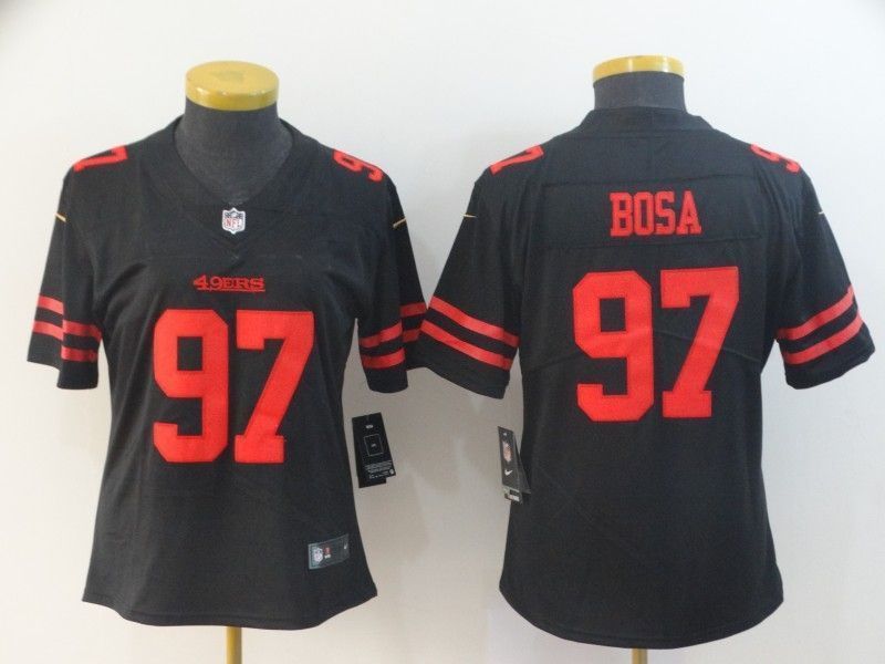 San Francisco 49ers Nick Bosa #97 2020 Nfl Black Womens Jersey Jersey