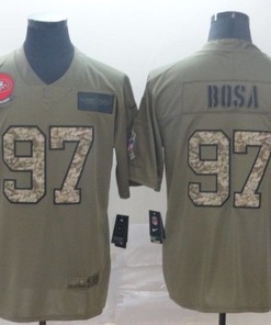 San Francisco 49ers Nick Bosa #97 2020 Nfl Camo Jersey Jersey