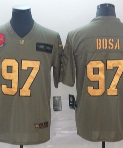 San Francisco 49ers Nick Bosa #97 2020 Nfl Camo Jersey Jersey