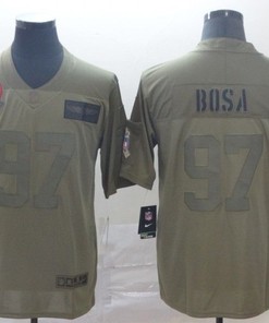 San Francisco 49ers Nick Bosa #97 2020 Nfl Camo Jersey Jersey