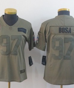 San Francisco 49ers Nick Bosa #97 2020 Nfl Camo Womens Jersey Jersey