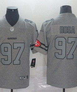 San Francisco 49ers Nick Bosa #97 2020 Nfl Grey Jersey Jersey