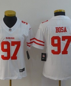 San Francisco 49ers Nick Bosa #97 2020 Nfl White Womens Jersey Jersey
