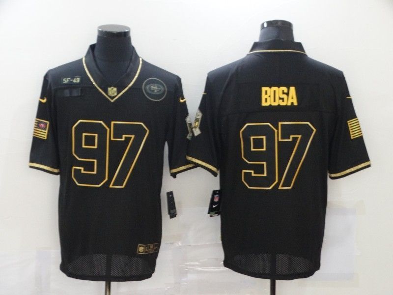 San Francisco 49ers Nick Bosa #97 Nfl 2020 Black Jersey