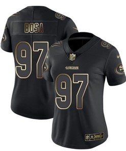 San Francisco 49ers Nick Bosa #97 Nfl 2020 Black Womens Jersey