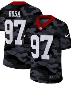 San Francisco 49ers Nick Bosa #97 Nfl 2020 Camo Black Jersey