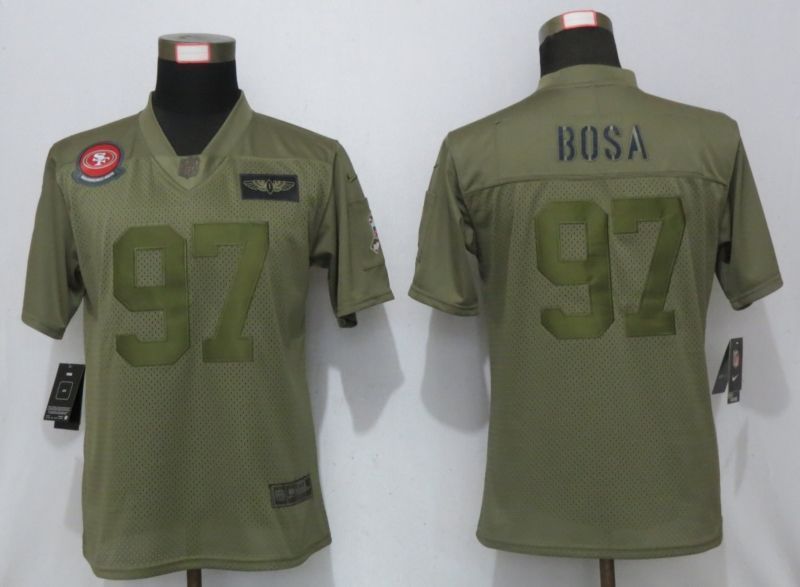 San Francisco 49ers Nick Bosa #97 Nfl 2020 Camo Jersey