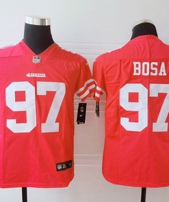 San Francisco 49ers Nick Bosa #97 Nfl 2020 Dark Pink Jersey