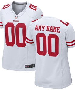 San Francisco 49ers Nike Womens 2018 Custom Game Jersey - White