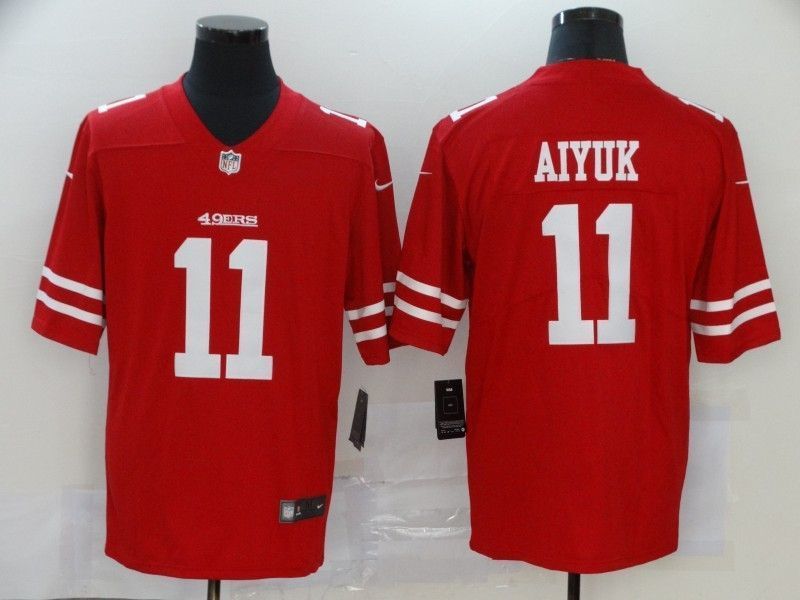San Francisco 49ers On Aiyuk #11 Nfl 2020 Red Jersey