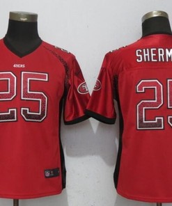San Francisco 49ers Richard Sherman #25 2020 Nfl Red Jersey Jersey