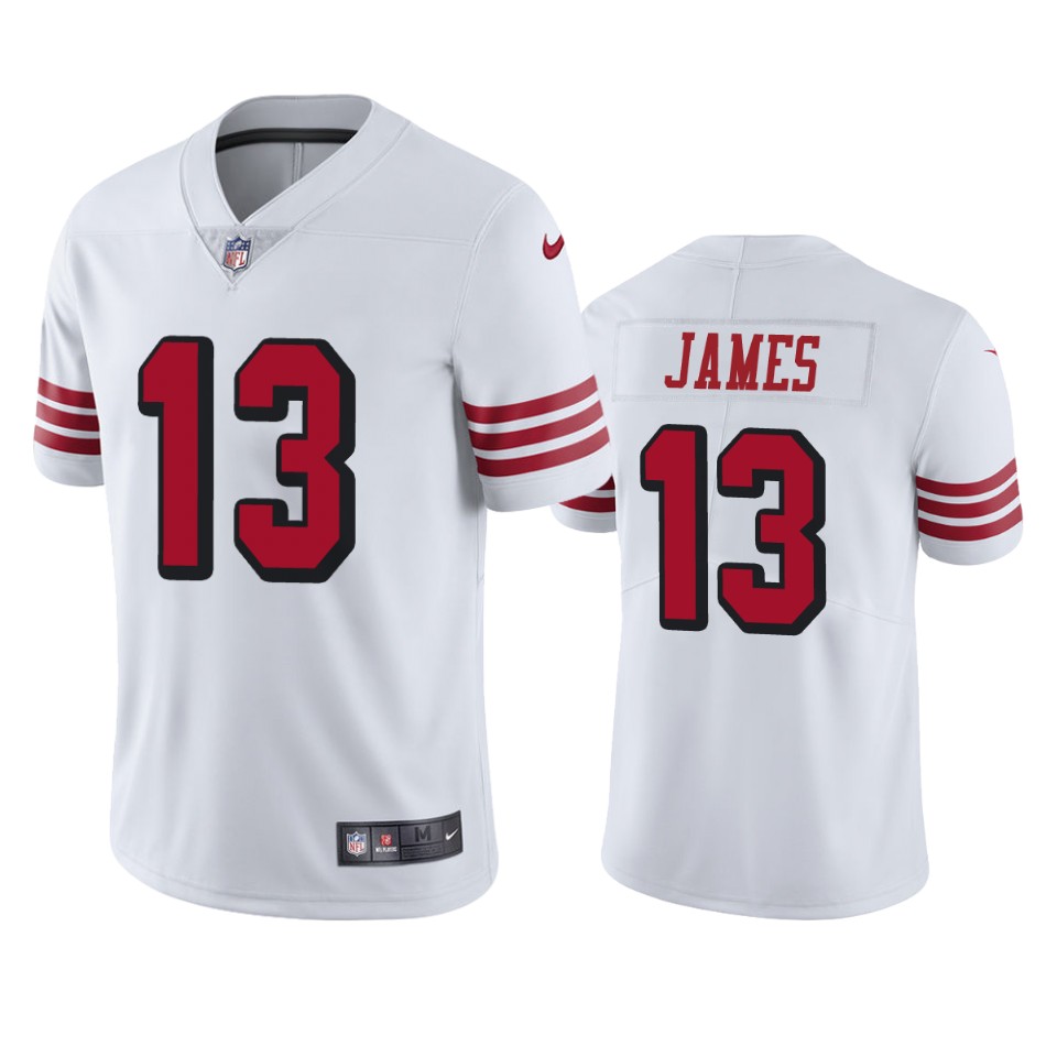 San Francisco 49ers Richie James White Nike Color Rush Limited Jersey