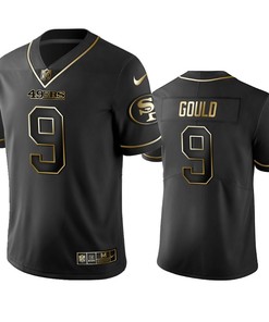 San Francisco 49ers Robbie Gould Black Golden Edition 2019 Vapor Untouchable Limited Jersey - Mens
