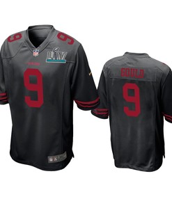 San Francisco 49ers Robbie Gould Black Super Bowl Liv Game Jersey