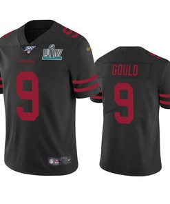 San Francisco 49ers Robbie Gould Black Super Bowl Liv Vapor Limited Jersey