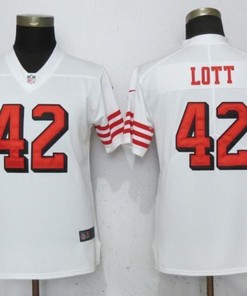 San Francisco 49ers Ronnie Lott # 42 2020 Nfl White Jersey Jersey