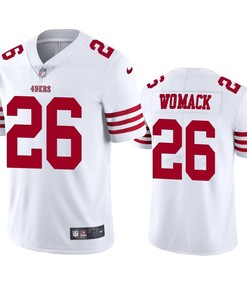 San Francisco 49ers Samuel Womack 26 White Vapor Limited Jersey