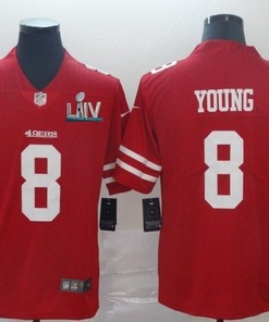 San Francisco 49ers Steve Young #8 2020 Nfl Red Jersey Jersey
