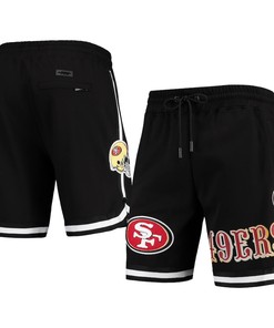 San Francisco 49ers Team Standard Core Shorts - Black