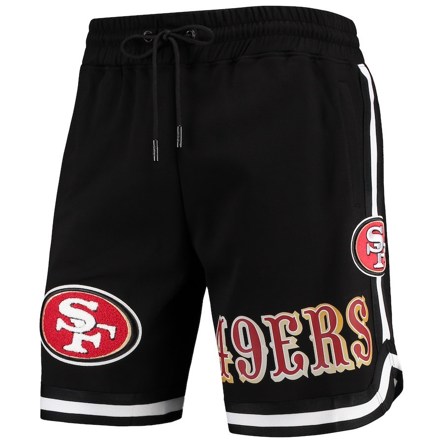 San Francisco 49ers Team Standard Core Shorts - Black