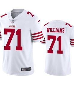 San Francisco 49ers Trent Williams 71 2022-23 Vapor Limited White Jersey - Men's
