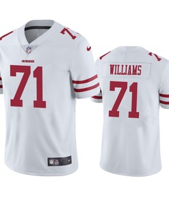 San Francisco 49ers Trent Williams White Vapor Untouchable Limited Jersey