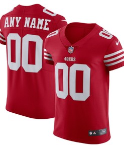 San Francisco 49ers Vapor Elite Custom Jersey - Scarlet