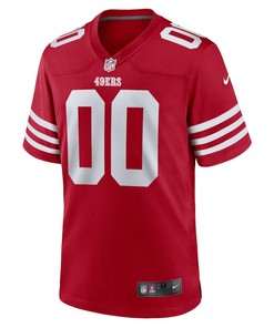 San Francisco 49ers Youth Game Custom 00 Jersey - Scarlet