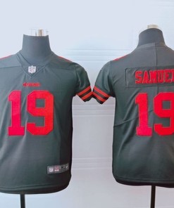 San Francisco 49erss Samuel #19 Nfl 2020 Dark Grey Jersey