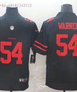 San Francisco Fred Warner #54 2020 Nfl Black Jersey Jersey