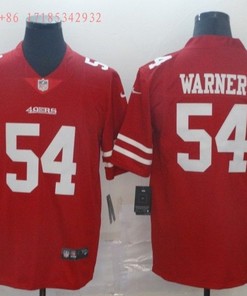 San Francisco Fred Warner #54 2020 Nfl Red Jersey